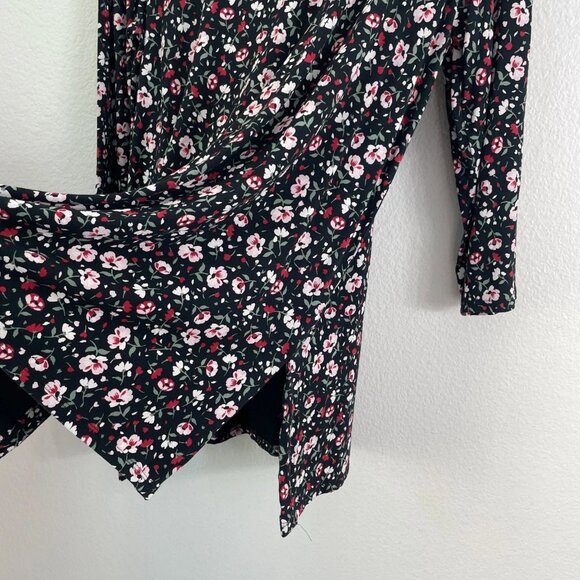 J Jill Wearever Women's Mid-Length Tall Floral Cover-Up Top - Picture 4 of 6